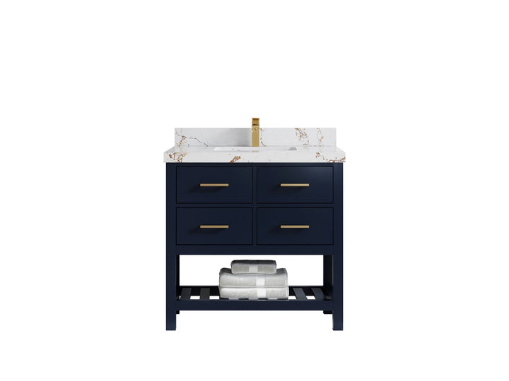 Parker 36 in. W x 22 in. D Single Sink Bathroom Vanity - photo 33