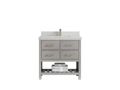 Parker 36 in. W x 22 in. D Single Sink Bathroom Vanity - photo 10