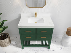 Parker 36 in. W x 22 in. D Single Sink Bathroom Vanity - photo 21