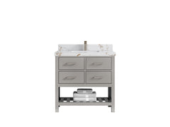 Parker 36 in. W x 22 in. D Single Sink Bathroom Vanity - photo 30