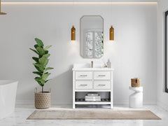 Parker 36 in. W x 22 in. D Single Sink Bathroom Vanity - photo 4