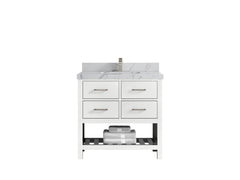 Parker 36 in. W x 22 in. D Single Sink Bathroom Vanity - photo 35