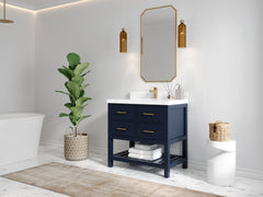 Parker 36 in. W x 22 in. D Single Sink Bathroom Vanity - photo 2