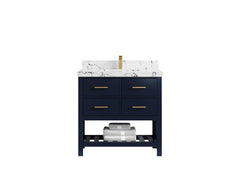 Parker 36 in. W x 22 in. D Single Sink Bathroom Vanity - photo 8