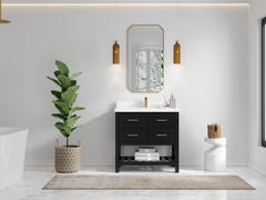 Parker 36 in. W x 22 in. D Single Sink Bathroom Vanity - photo 4