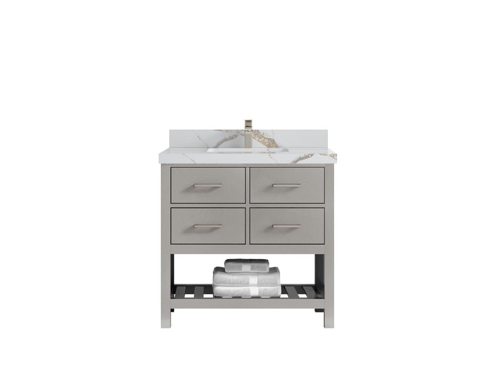 Parker 36 in. W x 22 in. D Single Sink Bathroom Vanity - photo 14