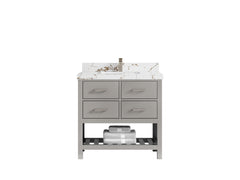 Parker 36 in. W x 22 in. D Single Sink Bathroom Vanity - photo 28