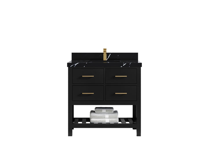 Parker 36 in. W x 22 in. D Single Sink Bathroom Vanity - photo 8