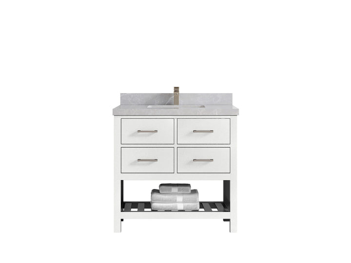 Parker 36 in. W x 22 in. D Single Sink Bathroom Vanity - photo 27