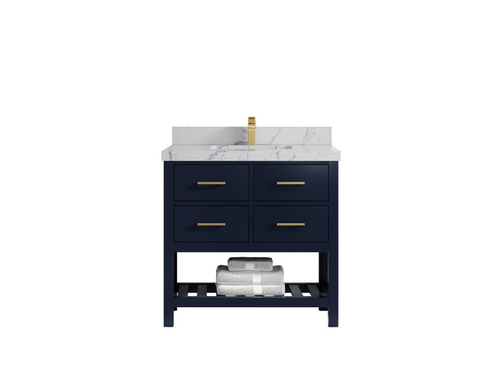 Parker 36 in. W x 22 in. D Single Sink Bathroom Vanity - photo 35