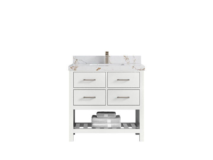 Parker 36 in. W x 22 in. D Single Sink Bathroom Vanity - photo 33