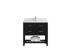 Parker 36 in. W x 22 in. D Single Sink Bathroom Vanity - photo 24