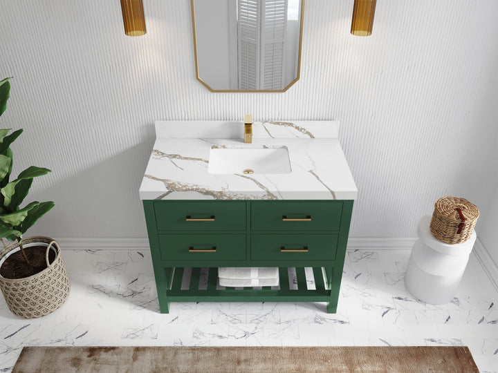 Parker 42 in. W x 22 in. D Single Sink Bathroom Vanity - photo 11