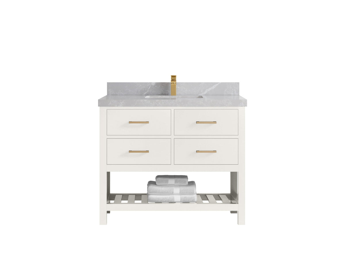 Parker 42 in. W x 22 in. D Single Sink Bathroom Vanity - Willow Bath and Vanity