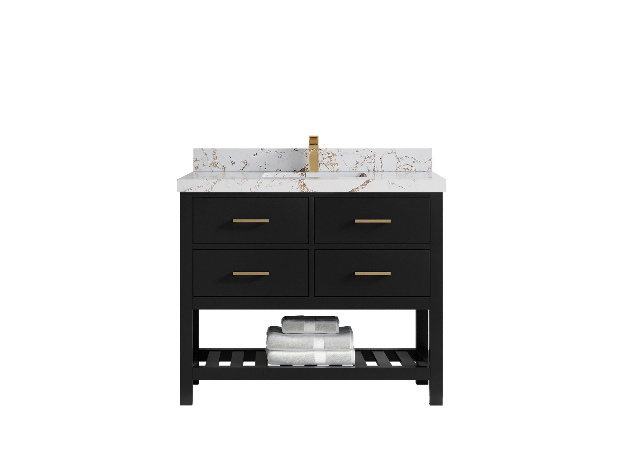 Parker 42 in. W x 22 in. D Single Sink Bathroom Vanity - Willow Bath and Vanity