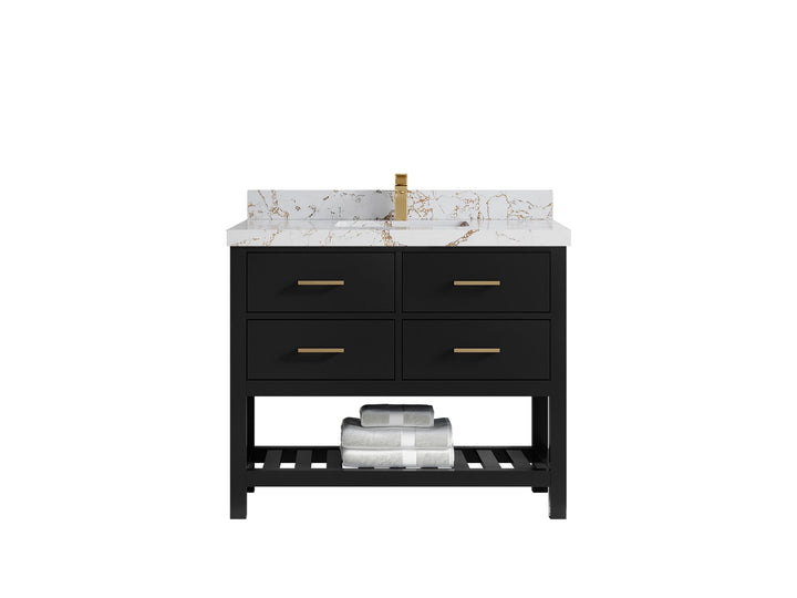Parker 42 in. W x 22 in. D Single Sink Bathroom Vanity - photo 30