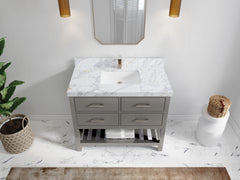 Parker 42 in. W x 22 in. D Single Sink Bathroom Vanity - photo 19
