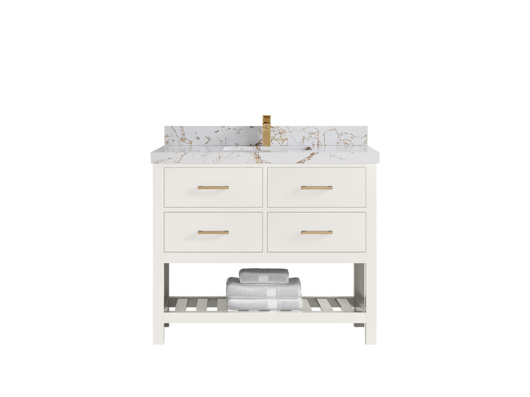 Parker 42 in. W x 22 in. D Single Sink Bathroom Vanity - Willow Bath and Vanity