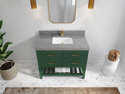 Parker 42 in. W x 22 in. D Single Sink Bathroom Vanity - Willow Bath and Vanity