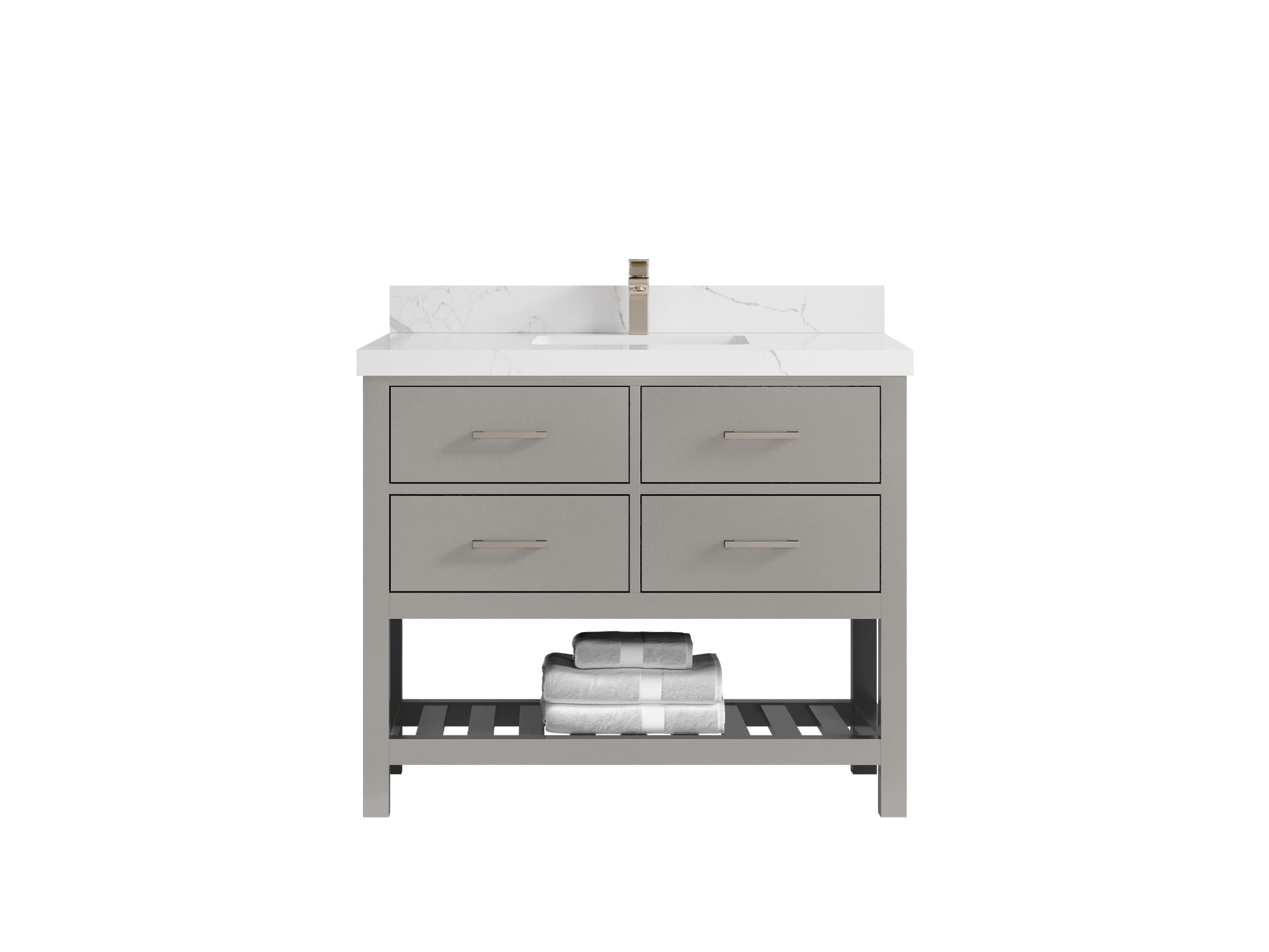 Parker 42 in. W x 22 in. D Single Sink Bathroom Vanity - Willow Bath and Vanity