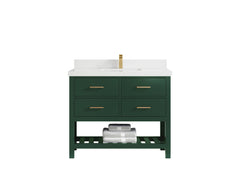 Parker 42 in. W x 22 in. D Single Sink Bathroom Vanity - photo 34