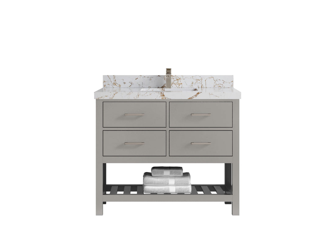Parker 42 in. W x 22 in. D Single Sink Bathroom Vanity - Willow Bath and Vanity