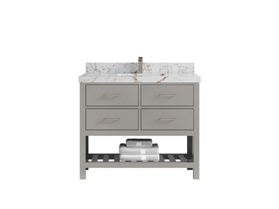 Parker 42 in. W x 22 in. D Single Sink Bathroom Vanity - Willow Bath and Vanity