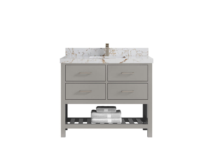 Parker 42 in. W x 22 in. D Single Sink Bathroom Vanity - photo 32