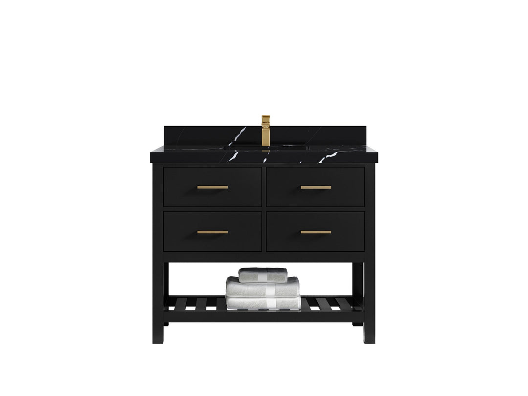 Parker 42 in. W x 22 in. D Single Sink Bathroom Vanity - Willow Bath and Vanity