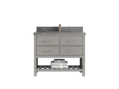 Parker 42 in. W x 22 in. D Single Sink Bathroom Vanity - photo 28