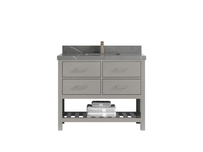 Parker 42 in. W x 22 in. D Single Sink Bathroom Vanity - Willow Bath and Vanity