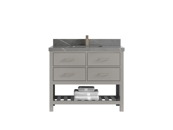 Parker 42 in. W x 22 in. D Single Sink Bathroom Vanity - photo 28