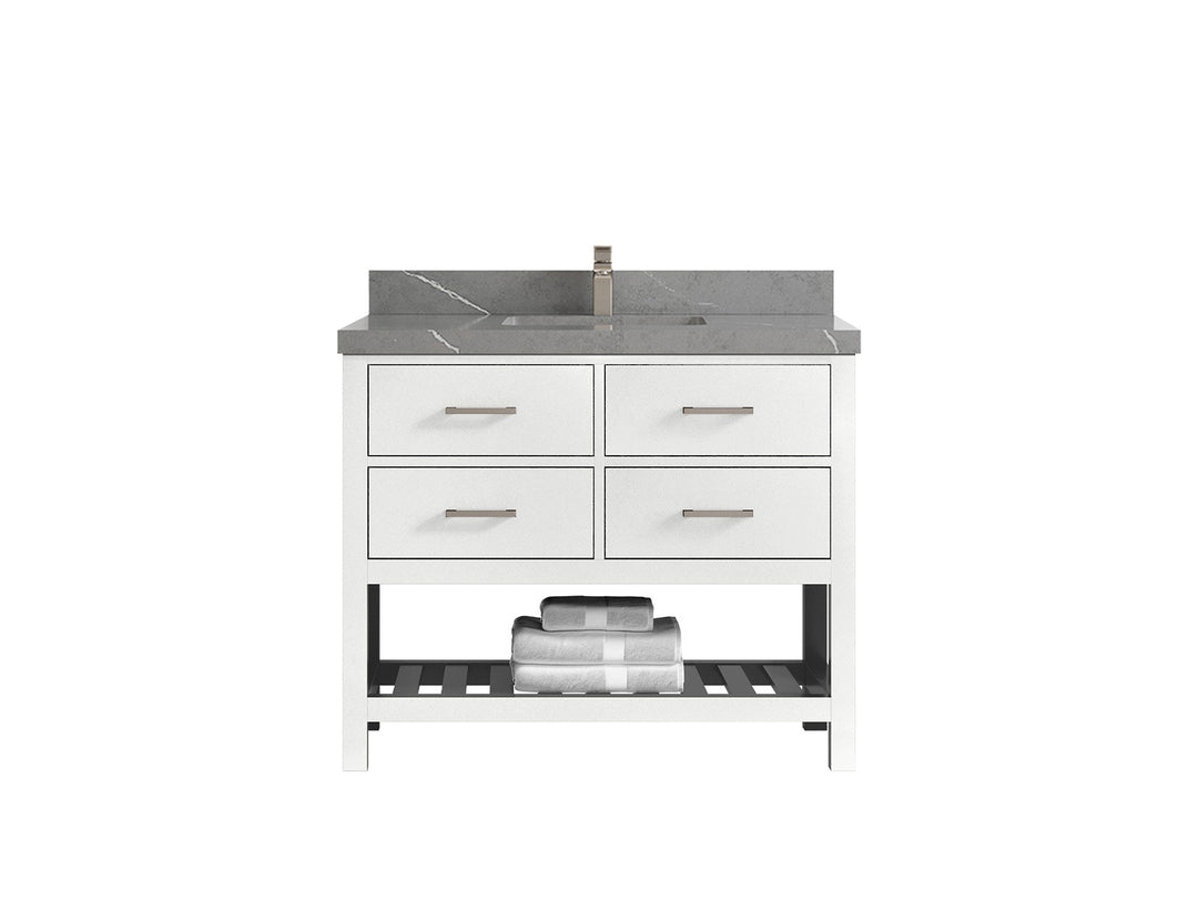 Parker 42 in. W x 22 in. D Single Sink Bathroom Vanity - Willow Bath and Vanity
