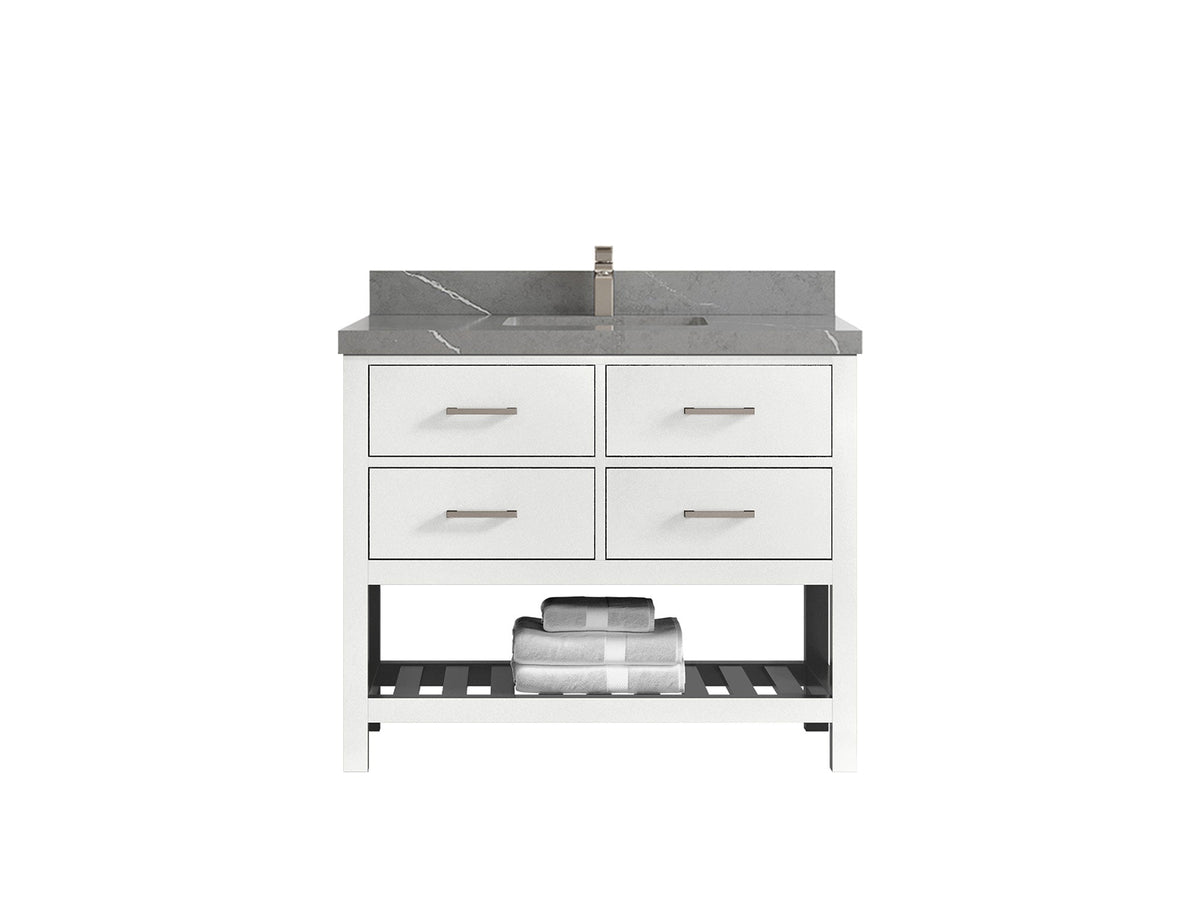 Parker 42 in. W x 22 in. D Single Sink Bathroom Vanity - Willow Bath and Vanity