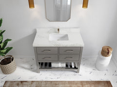 Parker 42 in. W x 22 in. D Single Sink Bathroom Vanity - photo 17