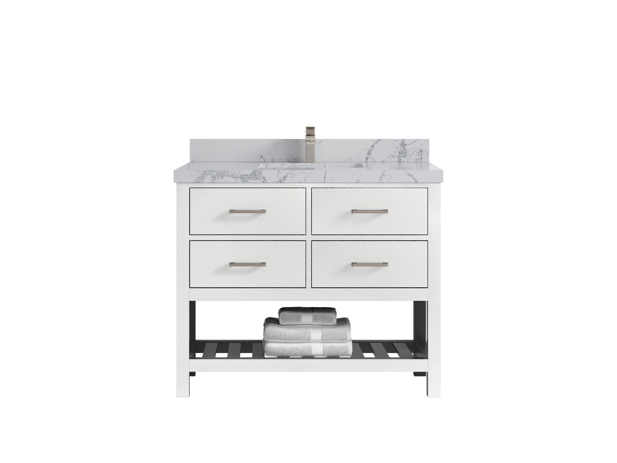 Parker 42 in. W x 22 in. D Single Sink Bathroom Vanity - Willow Bath and Vanity