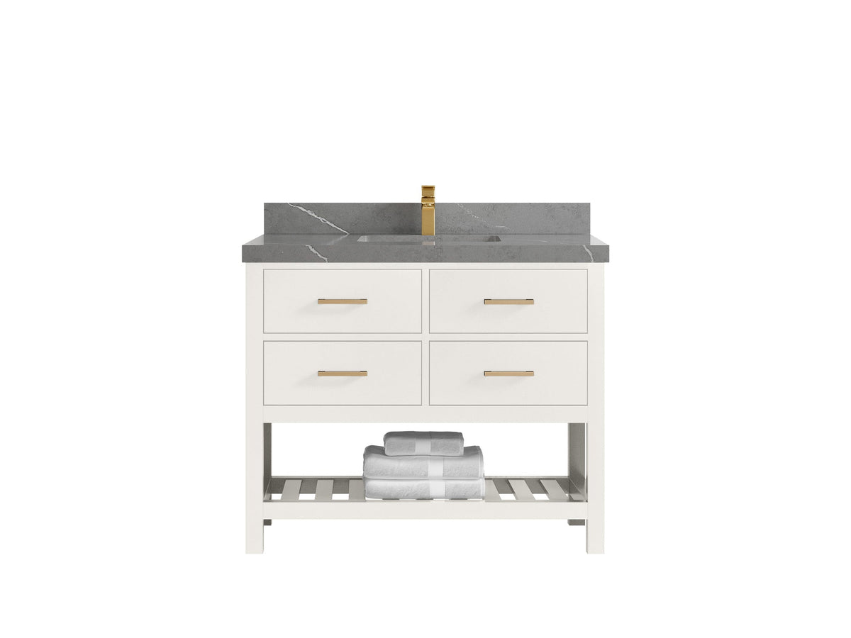 Parker 42 in. W x 22 in. D Single Sink Bathroom Vanity - Willow Bath and Vanity