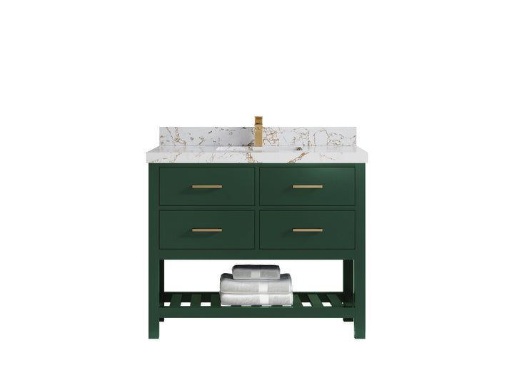 Parker 42 in. W x 22 in. D Single Sink Bathroom Vanity - photo 28