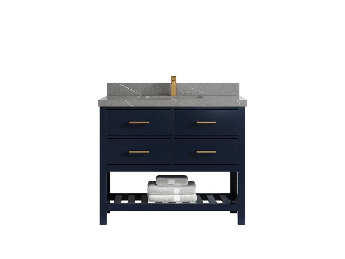 Parker 42 in. W x 22 in. D Single Sink Bathroom Vanity - Willow Bath and Vanity