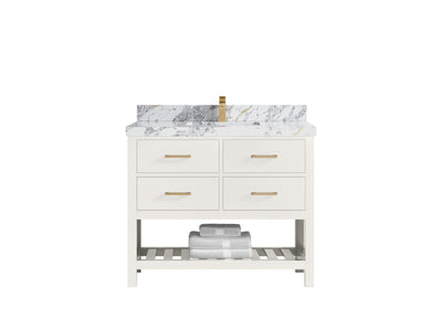 Parker 42 in. W x 22 in. D Single Sink Bathroom Vanity - Willow Bath and Vanity