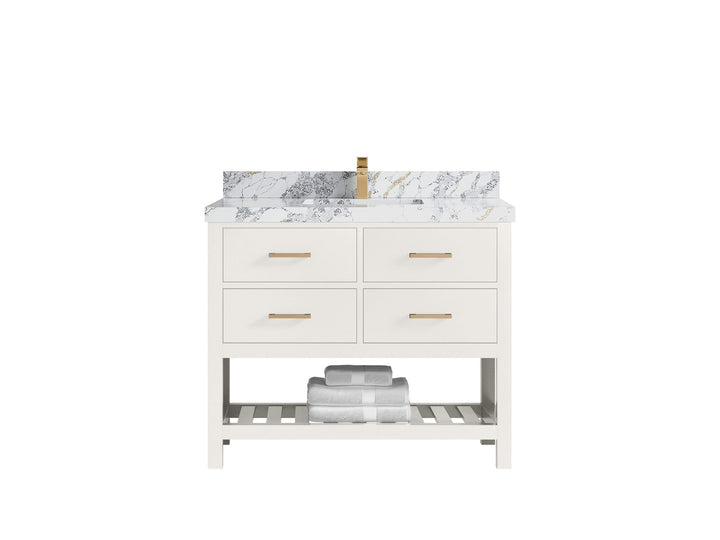 Parker 42 in. W x 22 in. D Single Sink Bathroom Vanity - photo 28