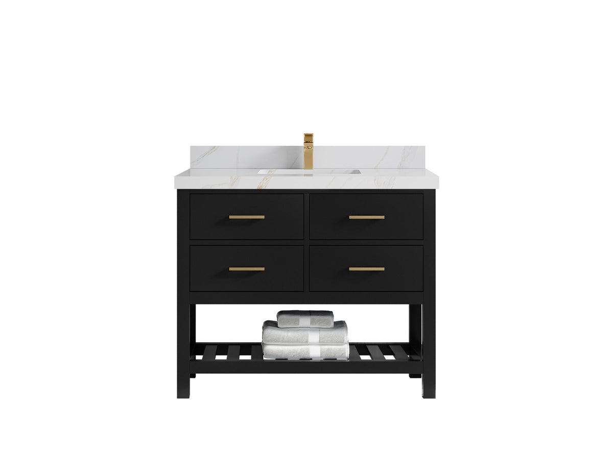 Parker 42 in. W x 22 in. D Single Sink Bathroom Vanity - Willow Bath and Vanity
