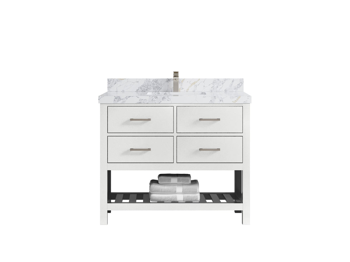Parker 42 in. W x 22 in. D Single Sink Bathroom Vanity - Willow Bath and Vanity