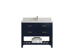 Parker 42 in. W x 22 in. D Single Sink Bathroom Vanity - photo 23