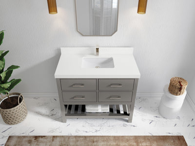 Parker 42 in. W x 22 in. D Single Sink Bathroom Vanity - Willow Bath and Vanity