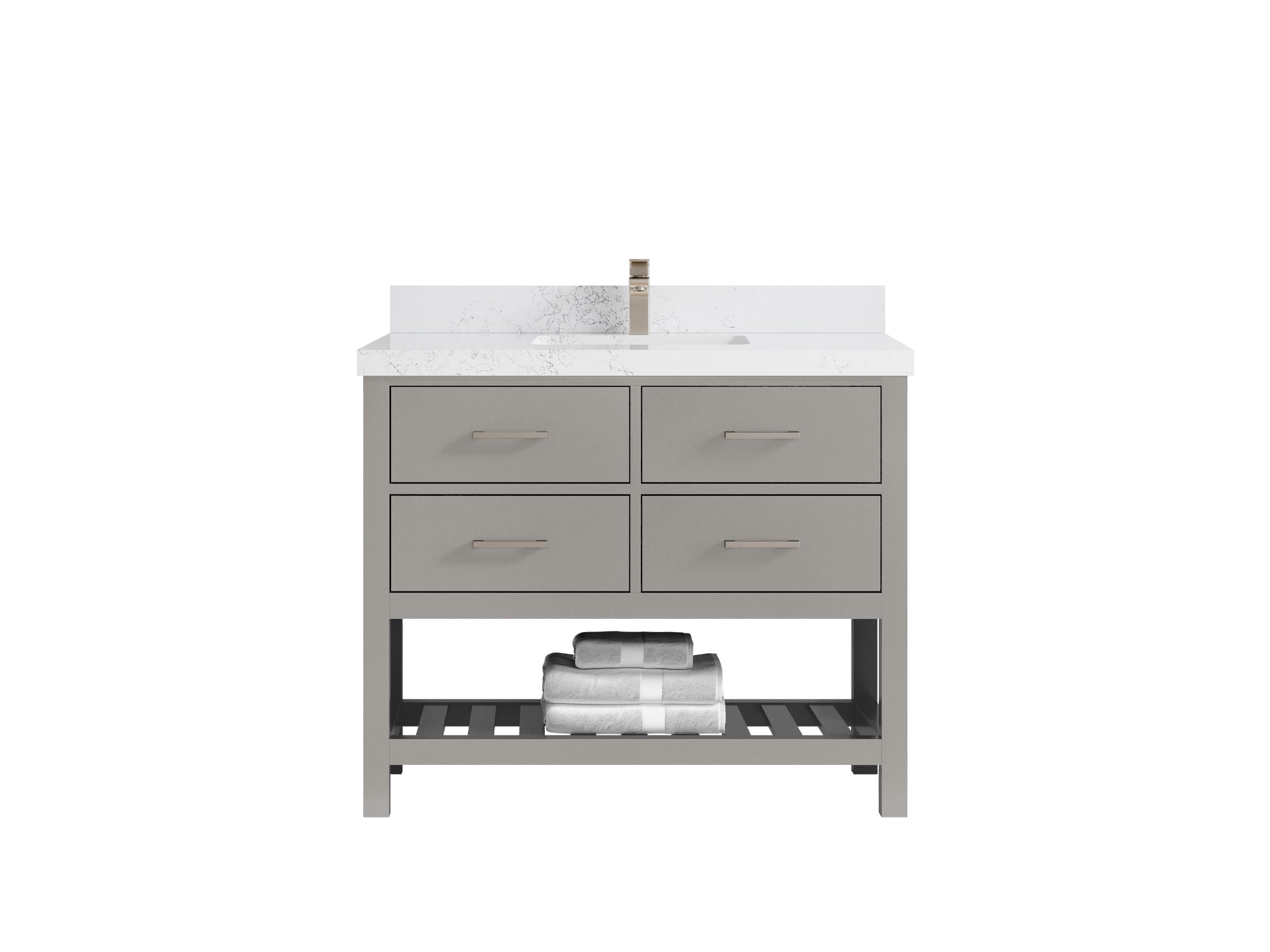 Parker 42 in. W x 22 in. D Single Sink Bathroom Vanity - Willow Bath and Vanity