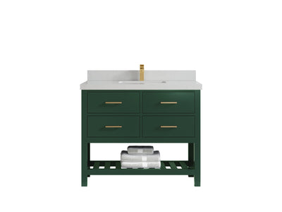 Parker 42 in. W x 22 in. D Single Sink Bathroom Vanity - Willow Bath and Vanity