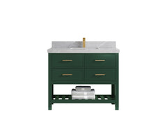 Parker 42 in. W x 22 in. D Single Sink Bathroom Vanity - photo 22