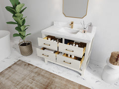 Parker 42 in. W x 22 in. D Single Sink Bathroom Vanity - photo 3