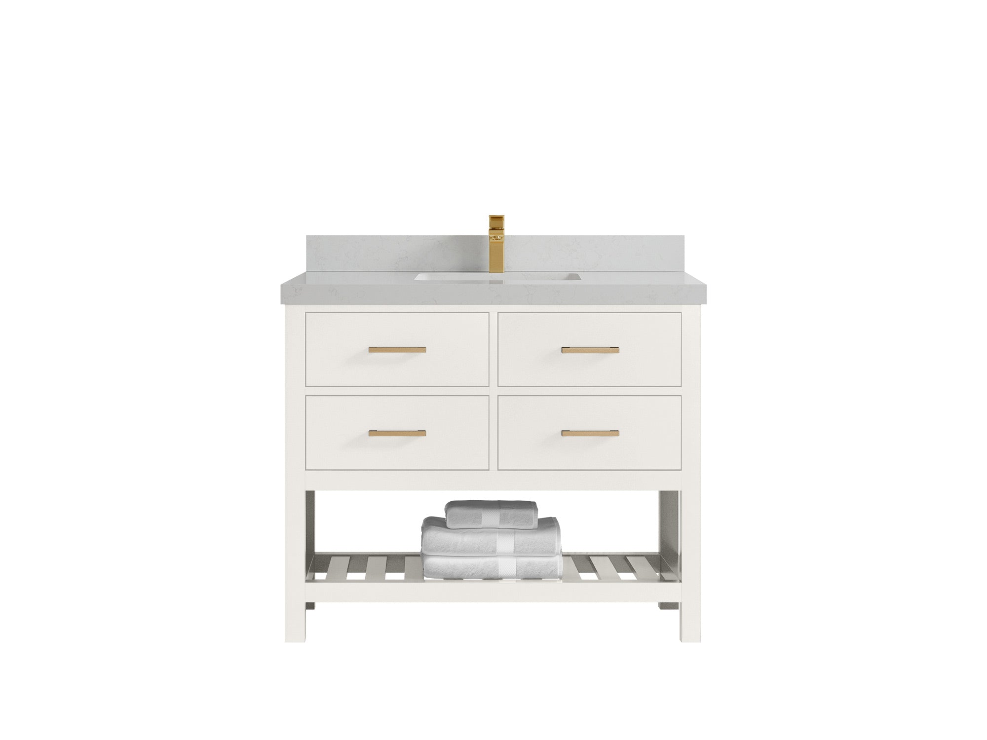 Parker 42 in. W x 22 in. D Single Sink Bathroom Vanity - Willow Bath and Vanity